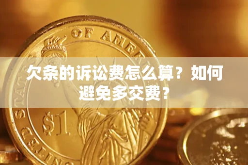 北京欠条的诉讼费怎么算？如何避免多交费？