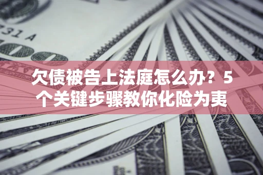 北京欠债被告上法庭怎么办？5个关键步骤教你化险为夷